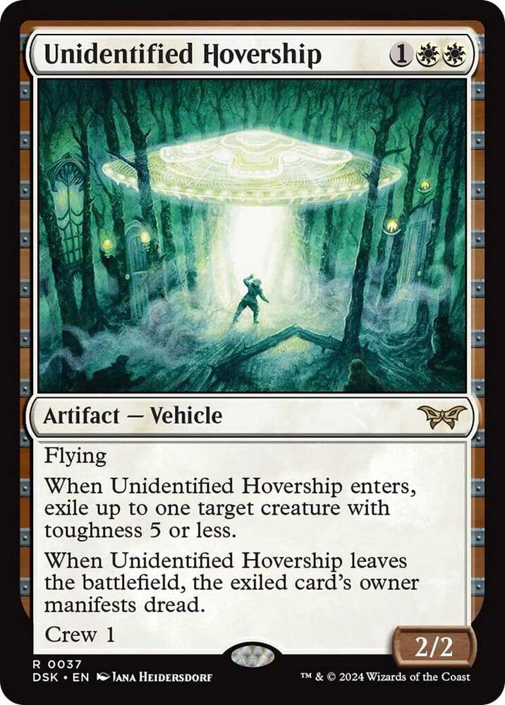 Unidentified Hovership DSK Artifact Vehicle NM
