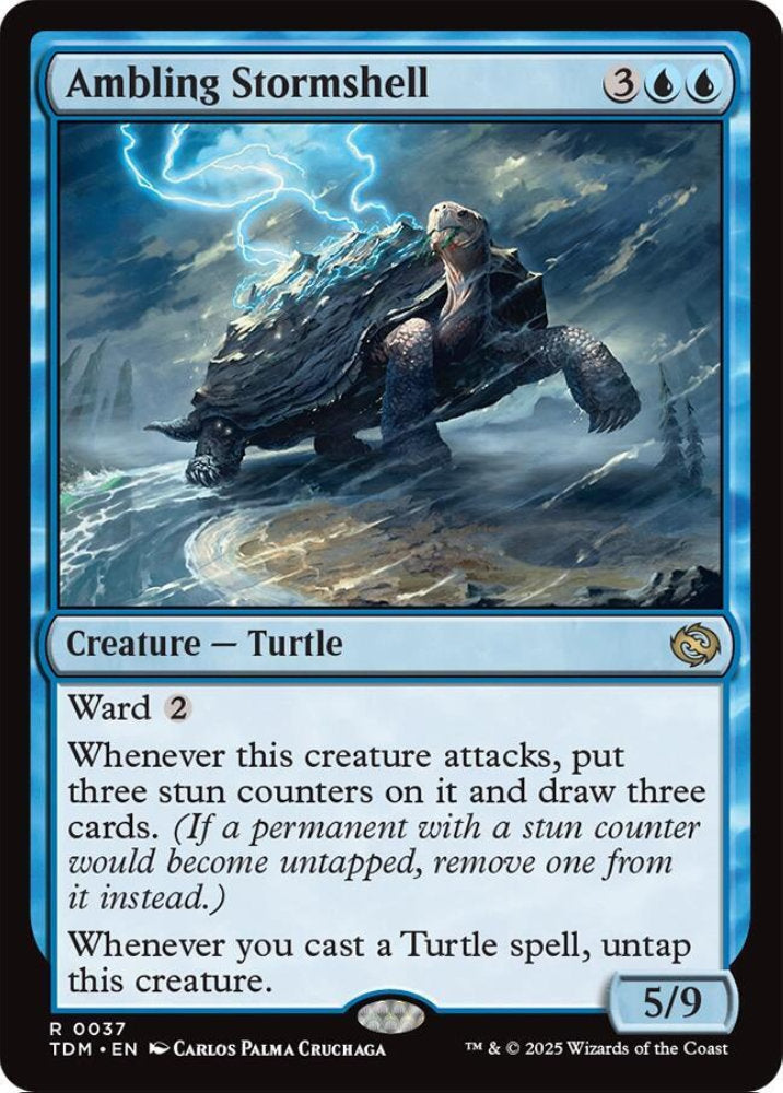 Ambling Stormshell TDM Creature Turtle NM