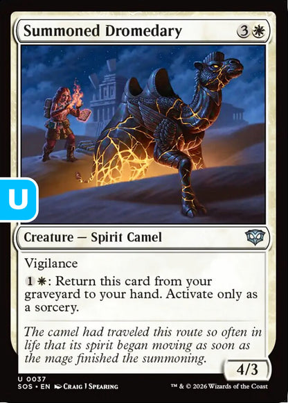 Summoned Dromedary SOS Creature Spirit Camel NM