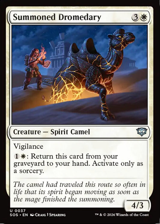 Summoned Dromedary SOS Creature Spirit Camel NM