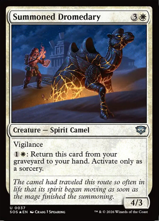 Summoned Dromedary SOS Creature Spirit Camel *Foil* NM