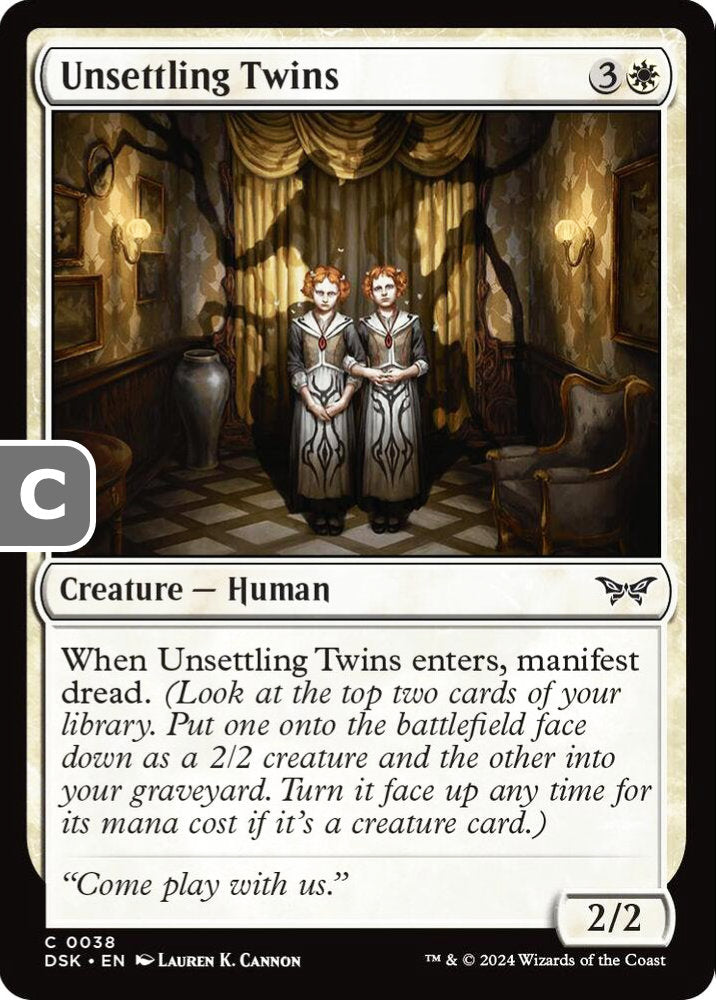 Unsettling Twins DSK Creature Human NM