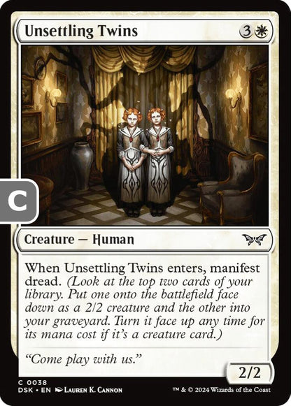 Unsettling Twins DSK Creature Human NM