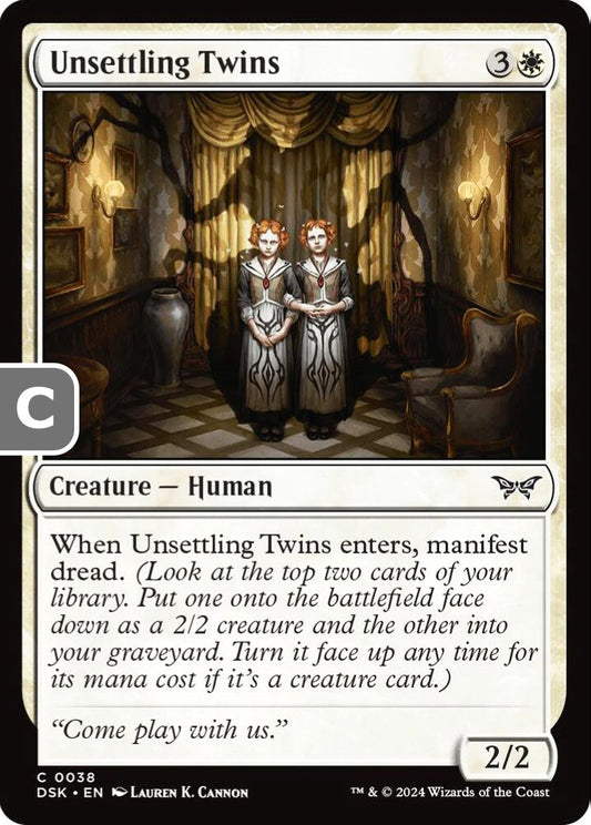 Unsettling Twins DSK Creature Human NM