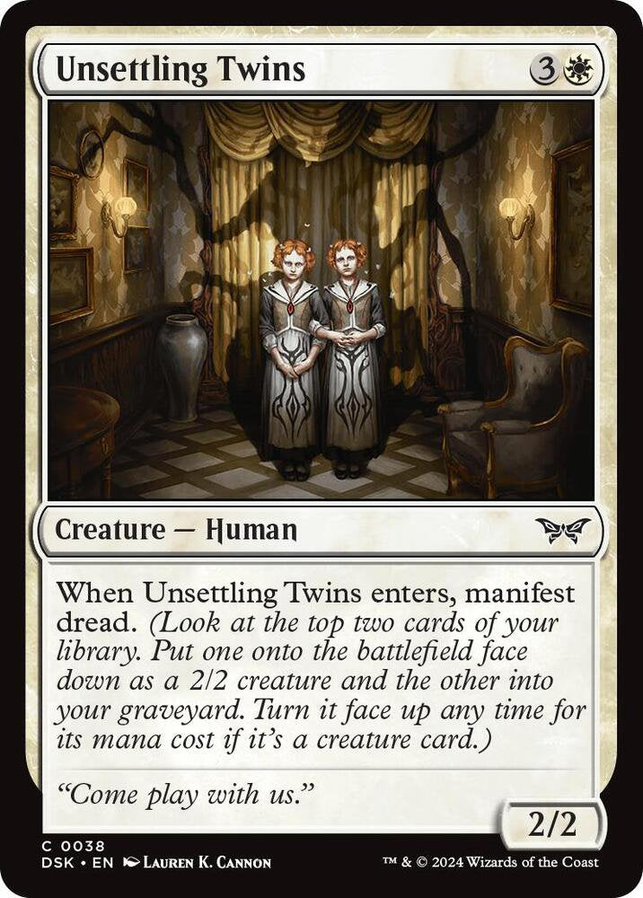Unsettling Twins DSK Creature Human NM