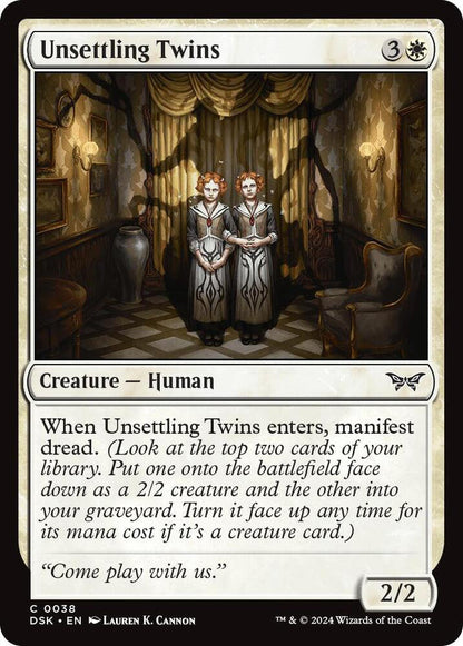 Unsettling Twins DSK Creature Human NM