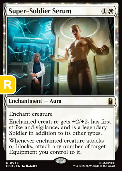 Super-Soldier Serum MSH Enchantment Aura NM