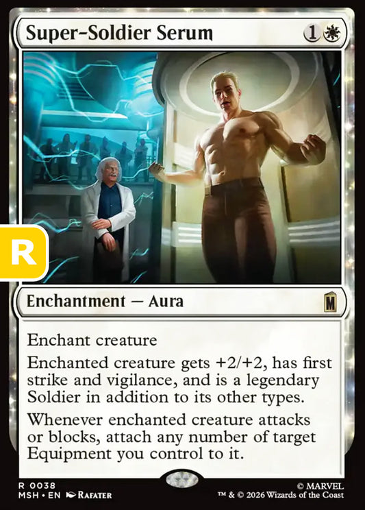 Super-Soldier Serum MSH Enchantment Aura NM