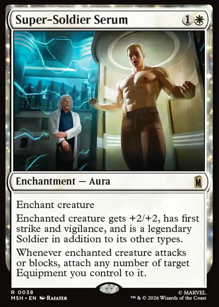 Super-Soldier Serum MSH Enchantment Aura NM