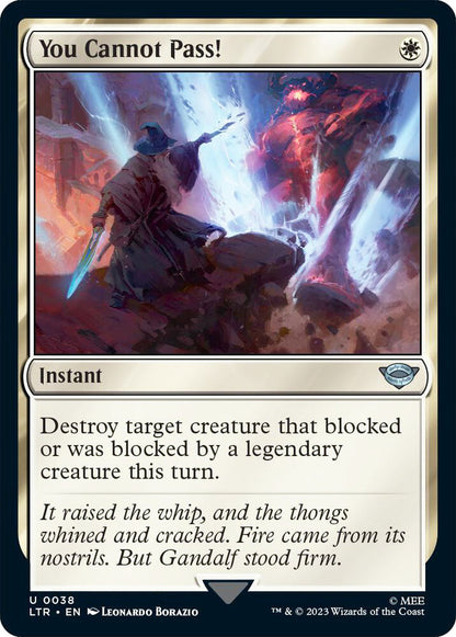 You Cannot Pass! LTR Instant  NM
