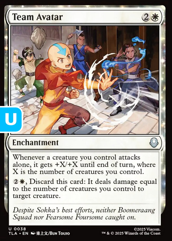 Team Avatar TLA Enchantment  NM