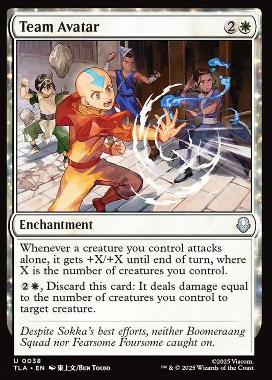 Team Avatar TLA Enchantment  NM