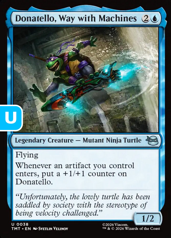 Donatello, Way with Machines TMT Legendary Creature Mutant Ninja Turtle NM