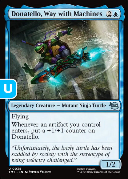 Donatello, Way with Machines TMT Legendary Creature Mutant Ninja Turtle NM