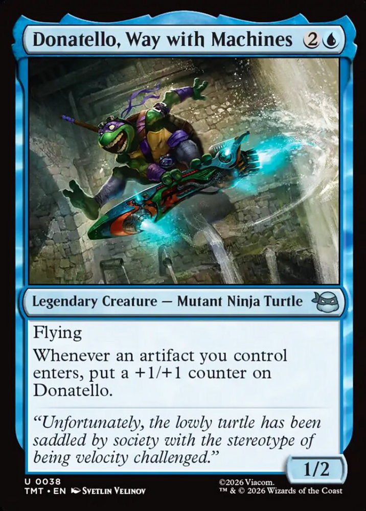 Donatello, Way with Machines TMT Legendary Creature Mutant Ninja Turtle NM