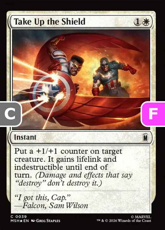 Take Up the Shield MSH Instant  *Foil* NM