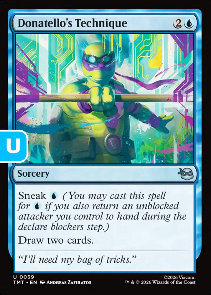 Donatello's Technique TMT Sorcery  NM