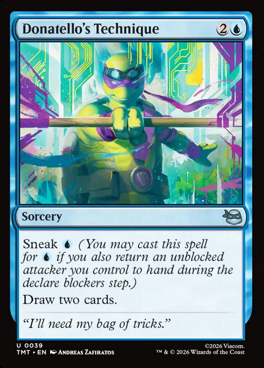 Donatello's Technique TMT Sorcery  NM