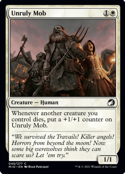 Unruly Mob MID Creature Human NM