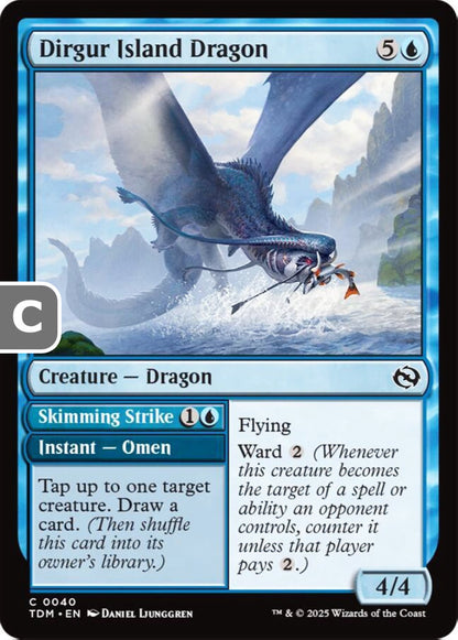 Dirgur Island Dragon TDM Creature Dragon NM