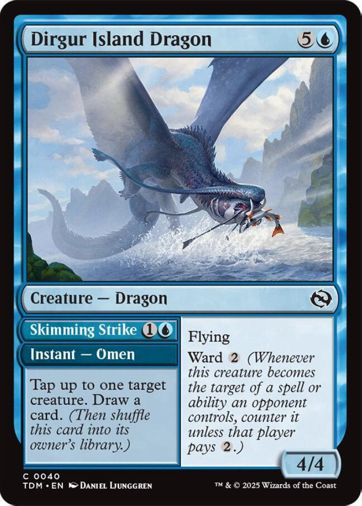 Dirgur Island Dragon TDM Creature Dragon NM