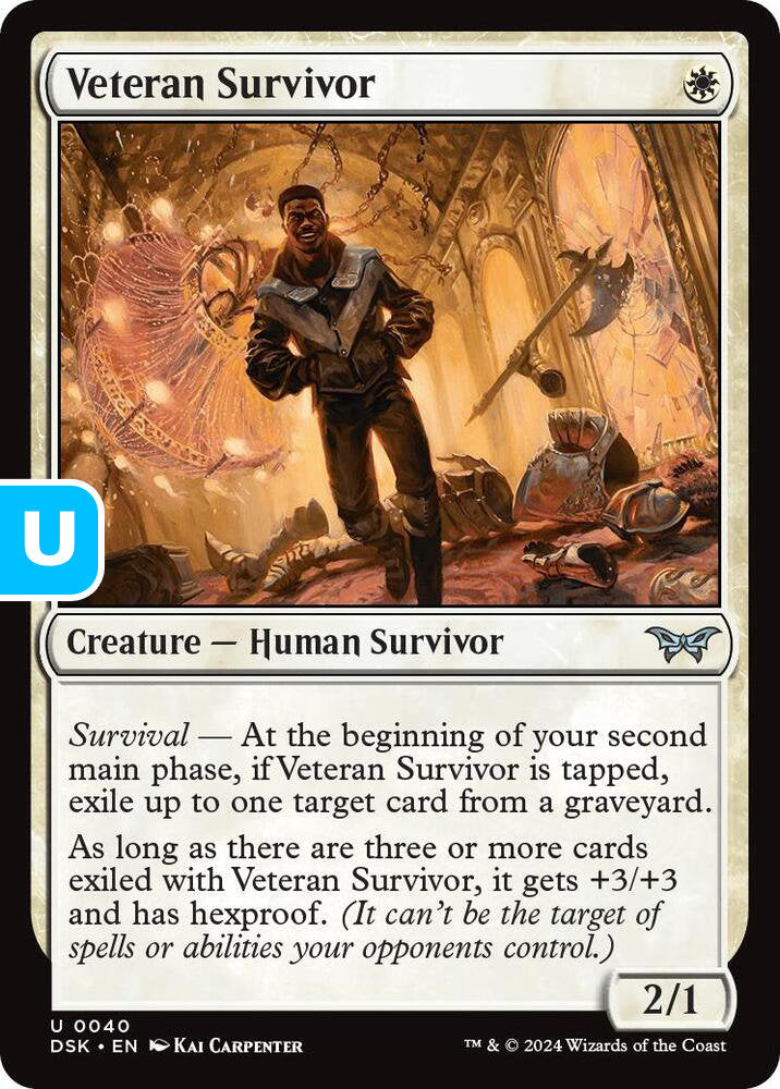 Veteran Survivor DSK Creature Human Survivor NM