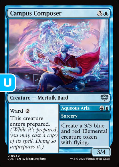 Campus Composer SOS Creature Merfolk Bard NM
