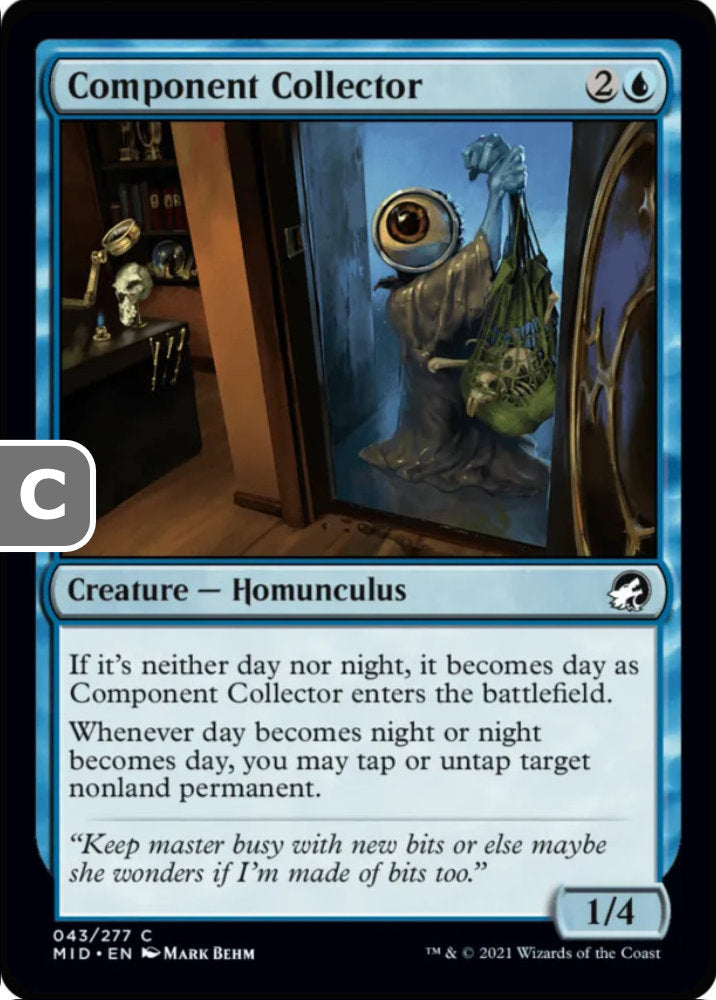 Component Collector MID Creature Homunculus NM