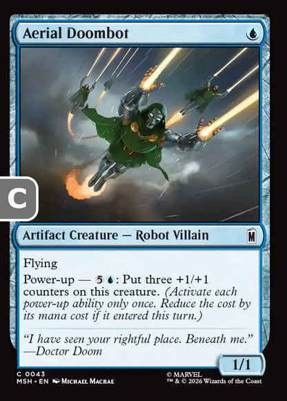Aerial Doombot MSH Artifact Creature  Robot Villain NM