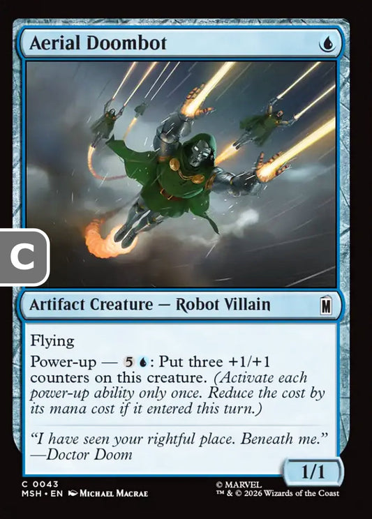Aerial Doombot MSH Artifact Creature  Robot Villain NM