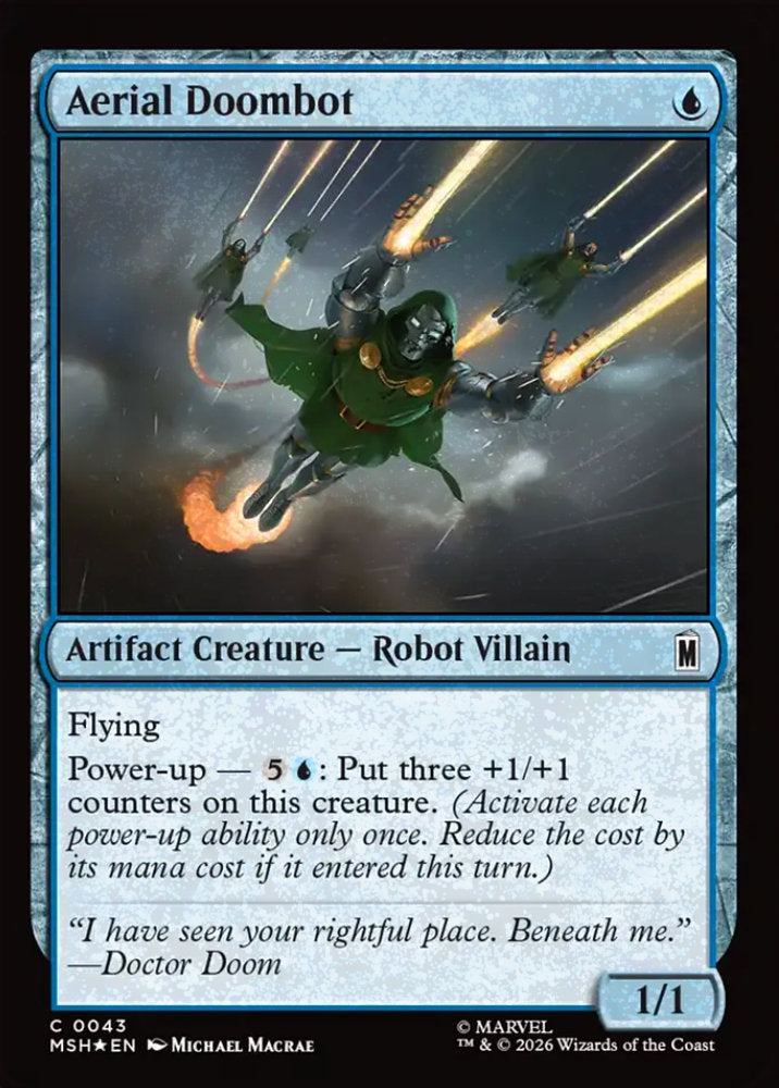 Aerial Doombot MSH Artifact Creature  Robot Villain *Foil* NM