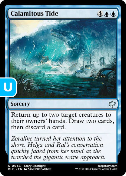 Calamitous Tide BLB Sorcery  NM
