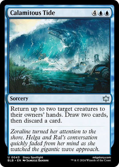 Calamitous Tide BLB Sorcery  NM