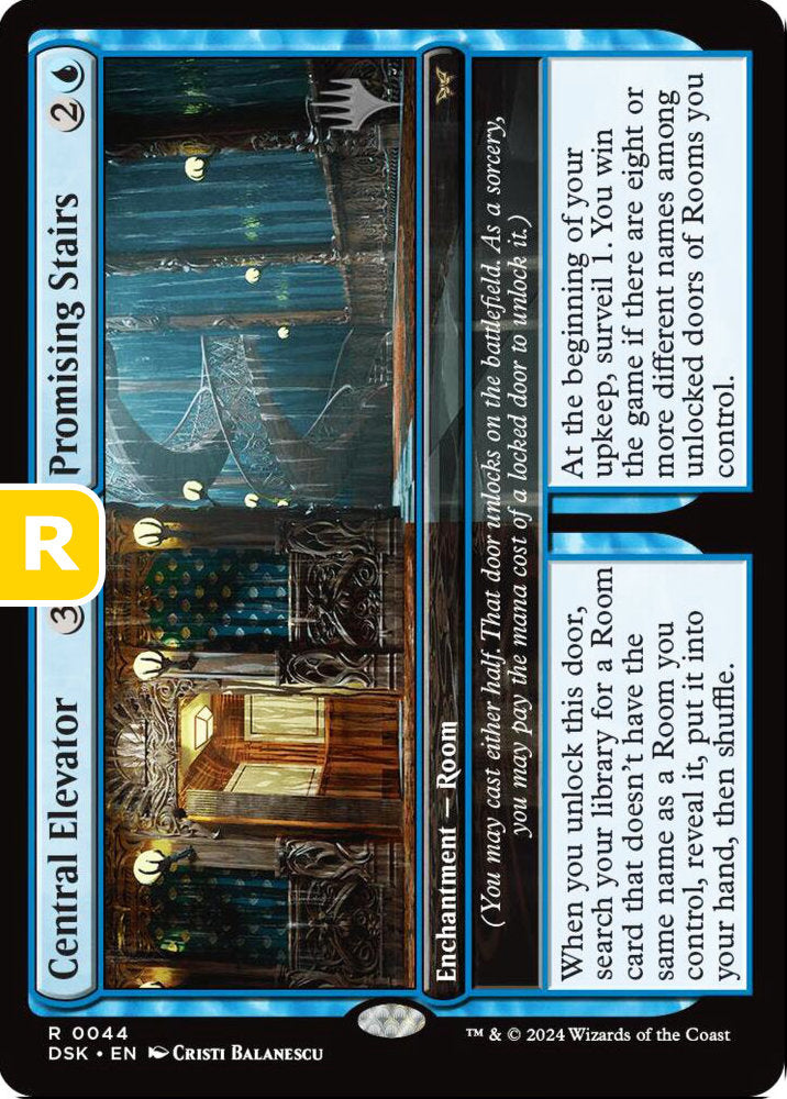 Central Elevator Promising Stairs DSK Enchantment Room NM