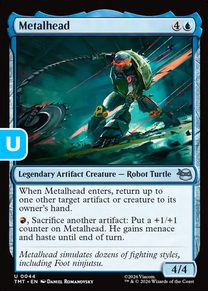 Metalhead TMT Legendary Artifact Creature Robot Turtle NM