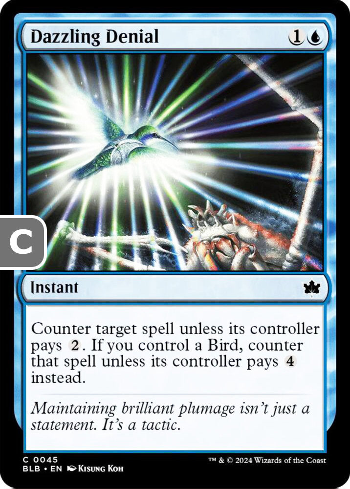 Dazzling Denial BLB Instant  NM