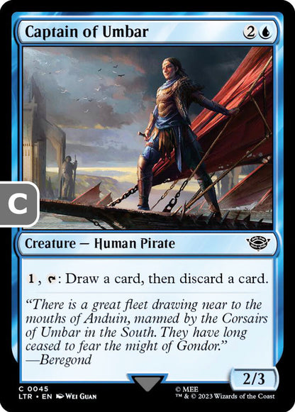 Captain of Umbar LTR Creature Human Pirate NM