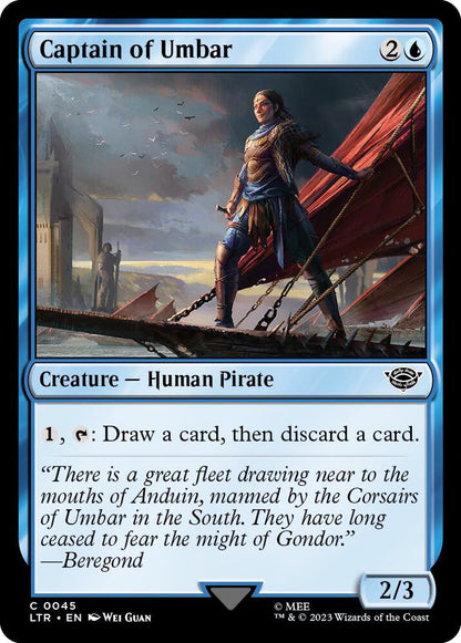 Captain of Umbar LTR Creature Human Pirate NM