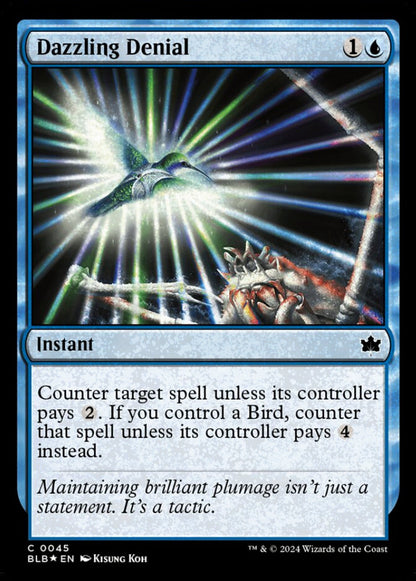 Dazzling Denial BLB Instant  *Foil* NM