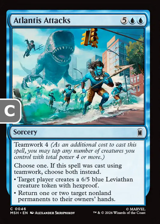Atlantis Attacks MSH Sorcery  NM