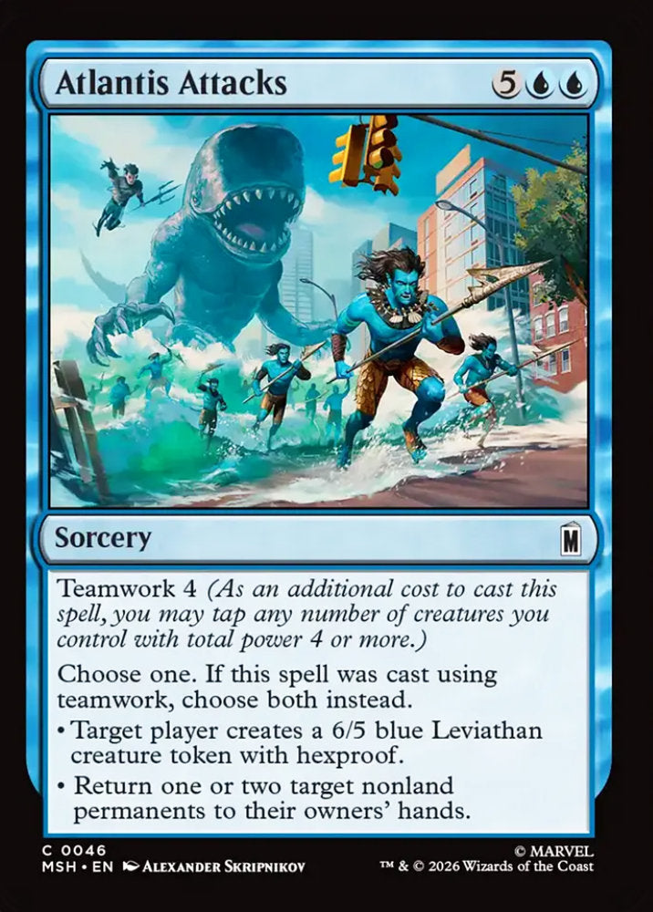 Atlantis Attacks MSH Sorcery  NM