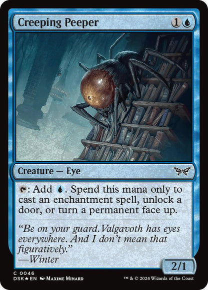 Creeping Peeper DSK Creature Eye *Foil* NM