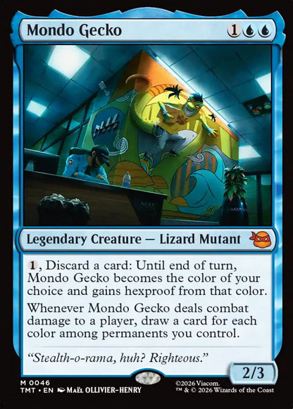 Mondo Gecko TMT Legendary Creature Lizard Mutant NM