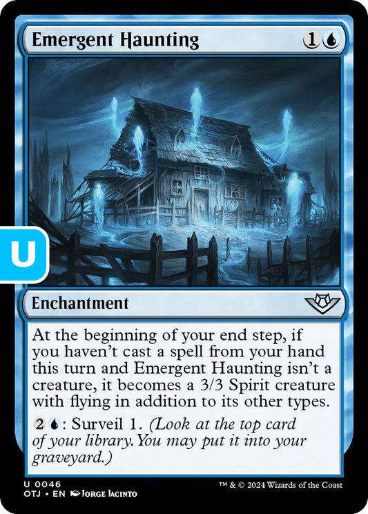 Emergent Haunting OTJ Enchantment  NM
