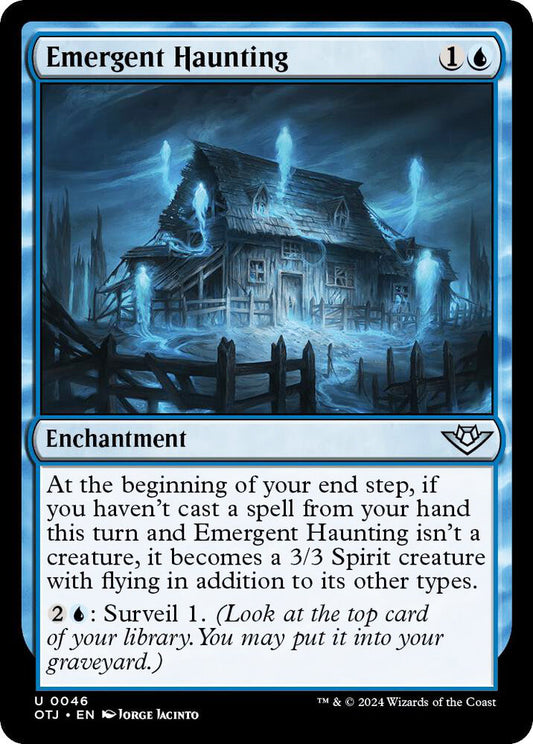 Emergent Haunting OTJ Enchantment  NM