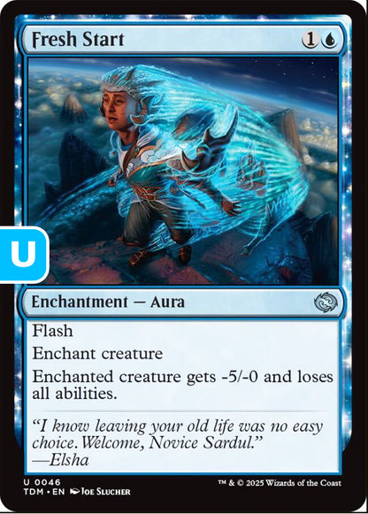 Fresh Start TDM Enchantment Aura NM