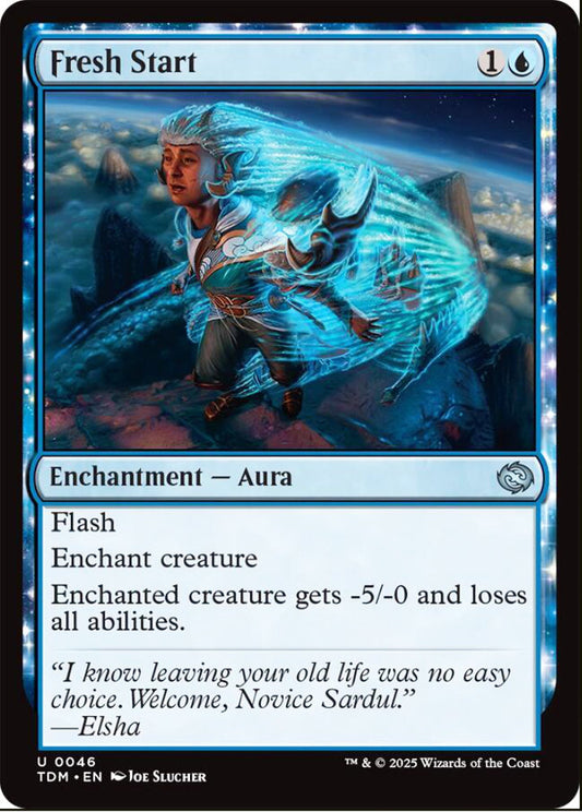 Fresh Start TDM Enchantment Aura NM