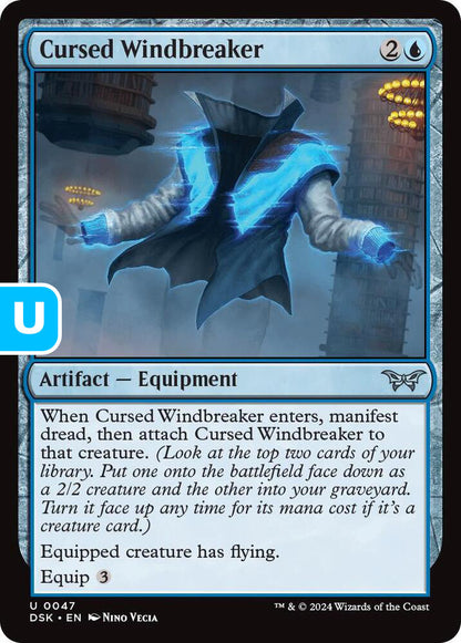 Cursed Windbreaker DSK Artifact Equipment NM