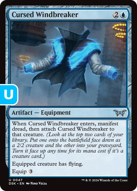 Cursed Windbreaker DSK Artifact Equipment NM