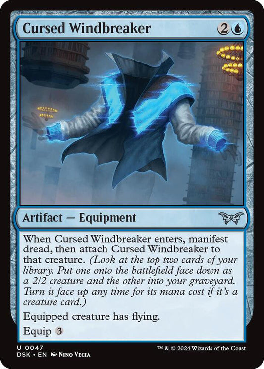 Cursed Windbreaker DSK Artifact Equipment NM